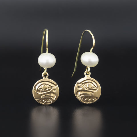 Eagles - 14k Gold Earrings