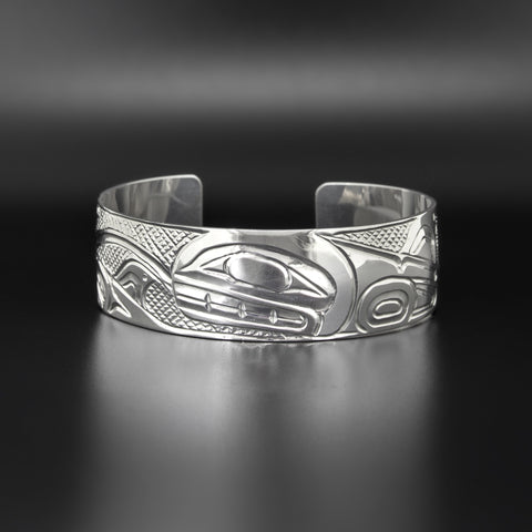 Killerwhale Pod - Silver Bracelet