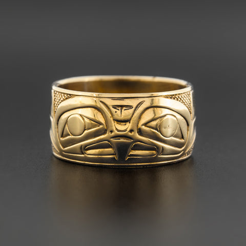 Owl - 14k Gold Ring