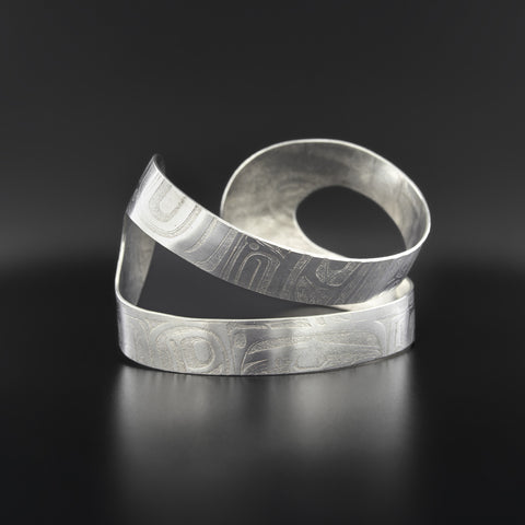 Abstract - Silver Bracelet