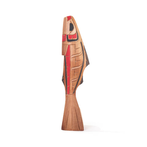 Salmon - Red Cedar Sculpture