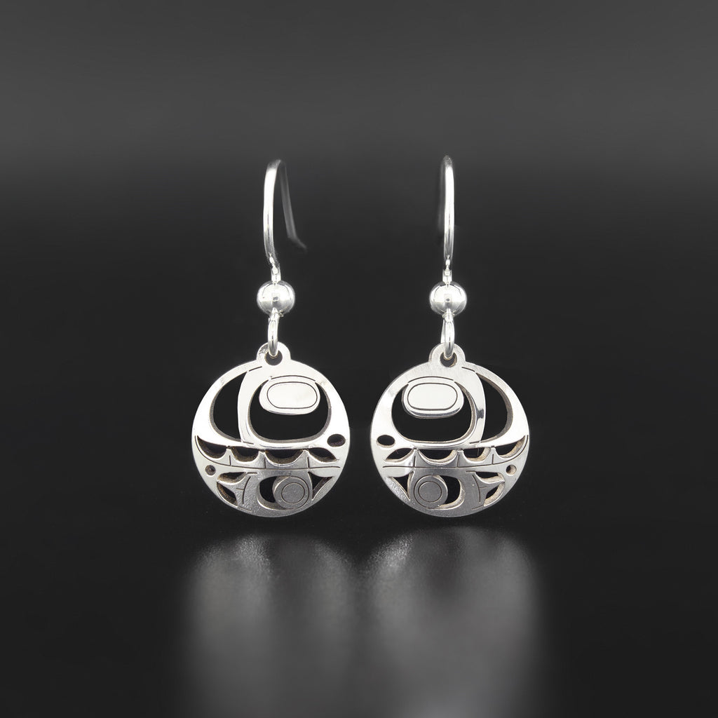 Orca - Silver Earrings