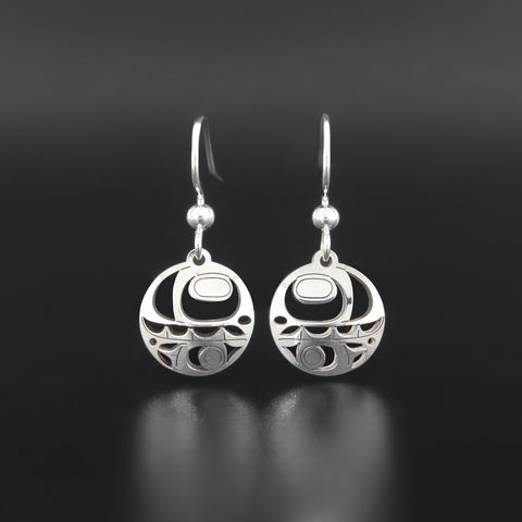 Orca - Silver Earrings