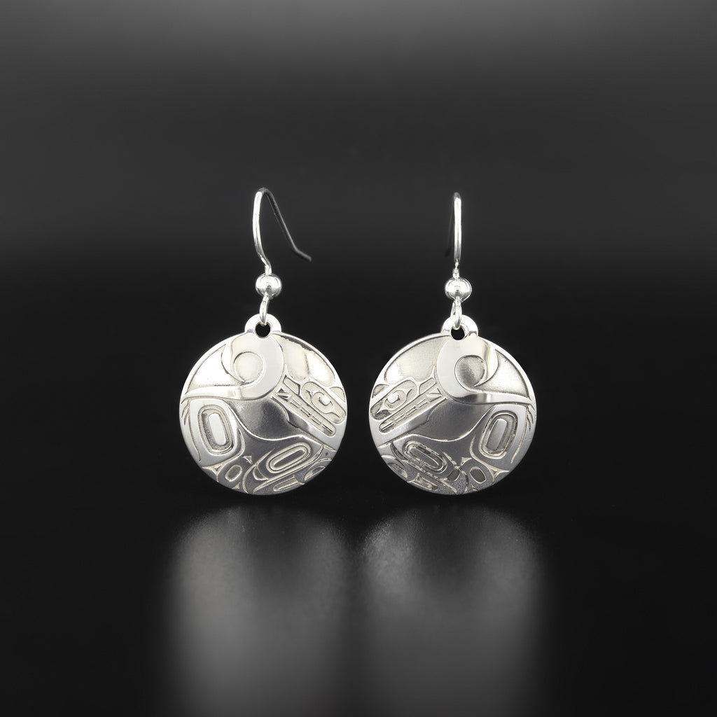 Wolf - Silver Earrings