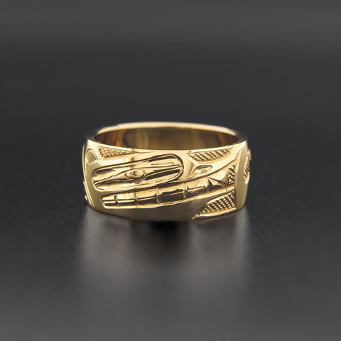 Wolf - 14k Gold Ring