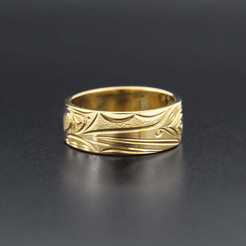 Hummingbird - 14k Gold Ring