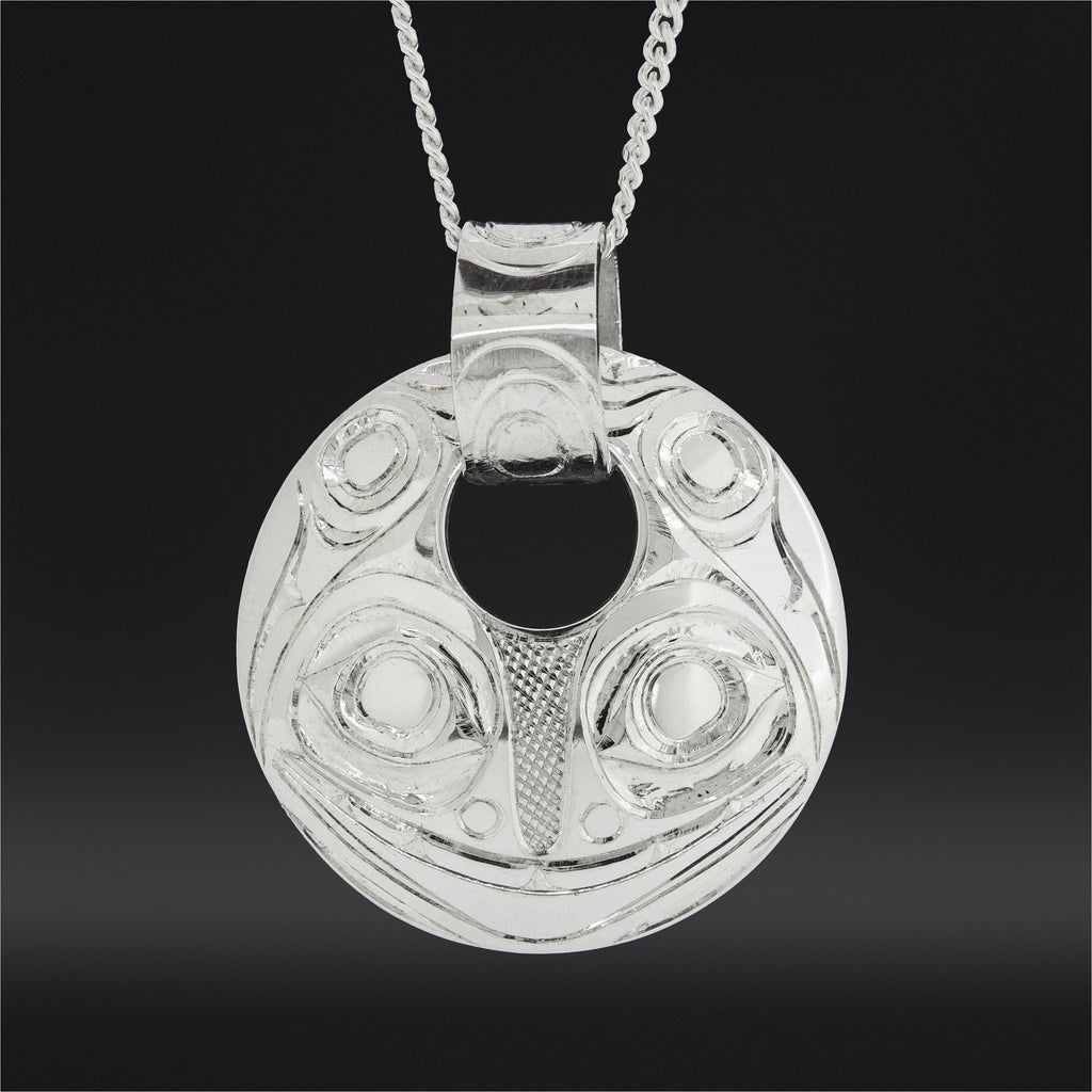 Frog - Silver Pendant