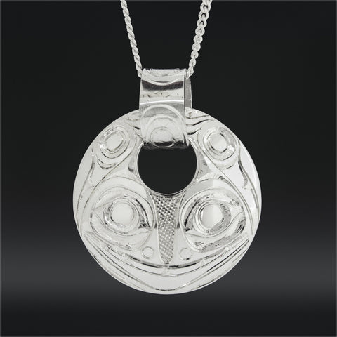 Frog - Silver Pendant