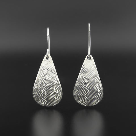 Weaving - Silver Earrings