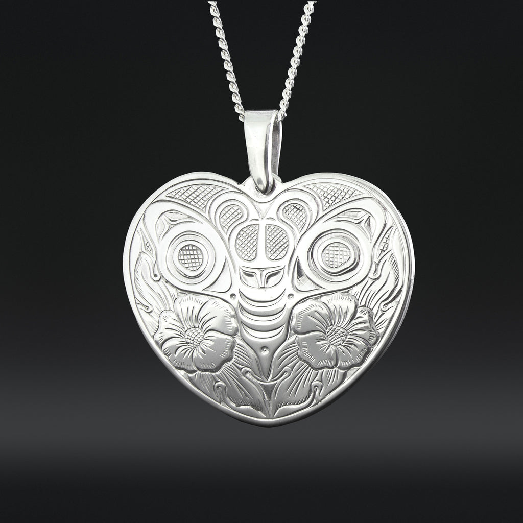 The Pollinator - Silver Pendant