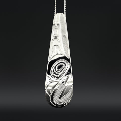 Eagle Halibut Hook - Silver Pendant – Lattimer Gallery