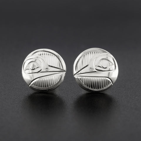 Hummingbird - Silver Stud Earrings
