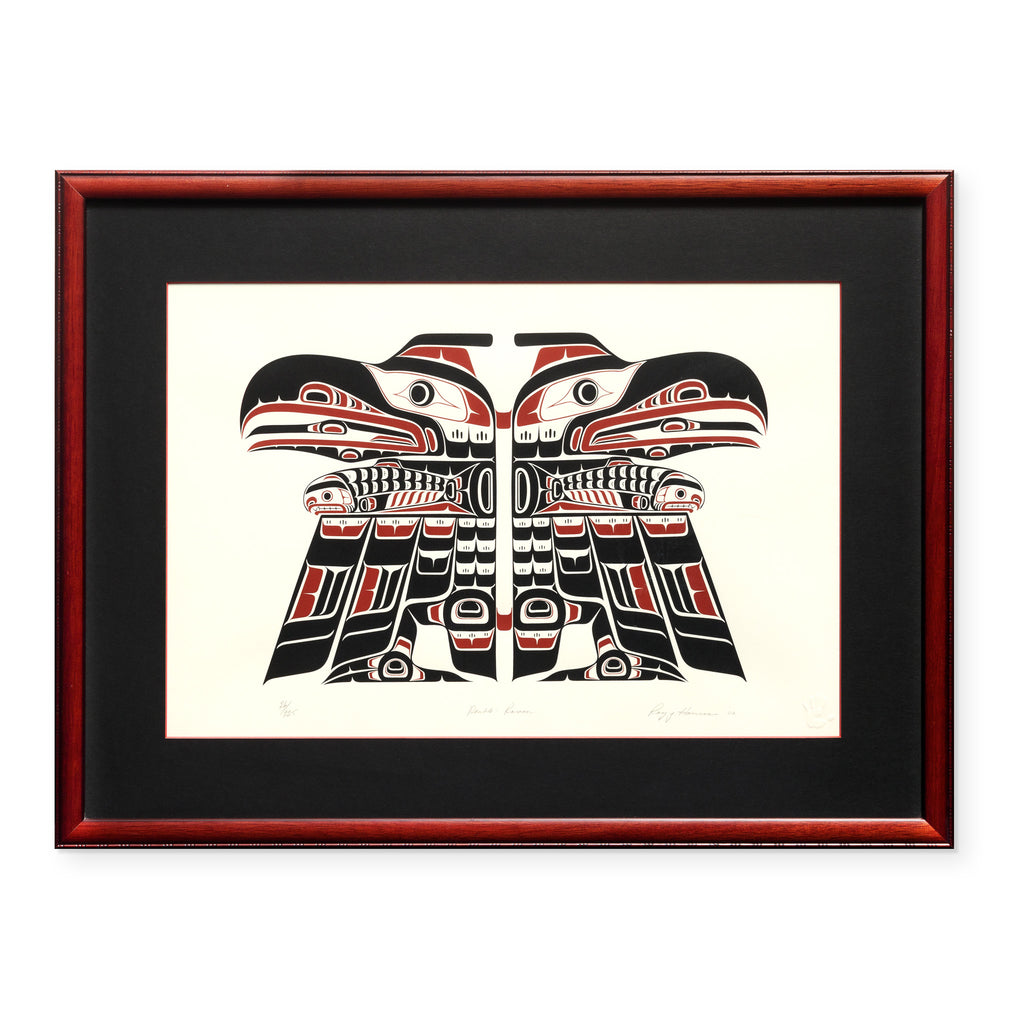 Double Raven - Framed Limited Edition Print