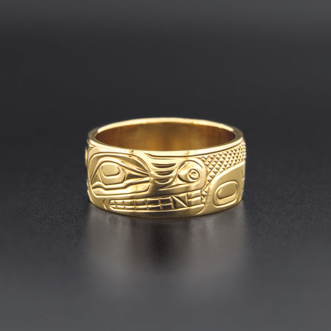 Wolf - 14k Gold Ring