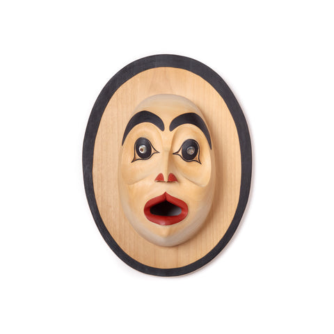 Woman - Alder Mask with Abalone