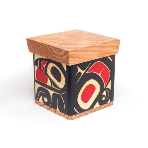 Raven Steals the Sun - Cedar Bentwood Box