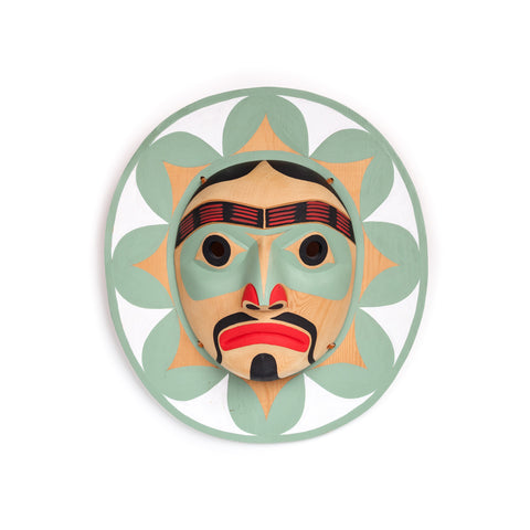 Moon - Red Cedar Mask