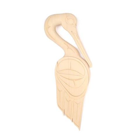 Heron - Yellow Cedar Carving