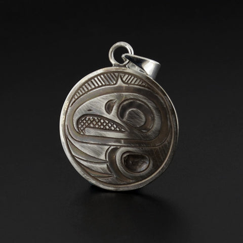 Eagle - Silver Pendant with Oxidization