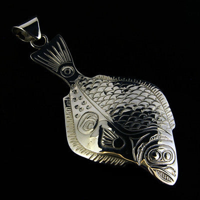 Halibut - Silver Pendant