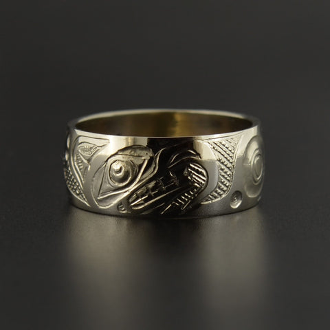 Thunderbird - 14k White Gold Ring