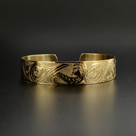 Hummingbird - 14k Gold Bracelet