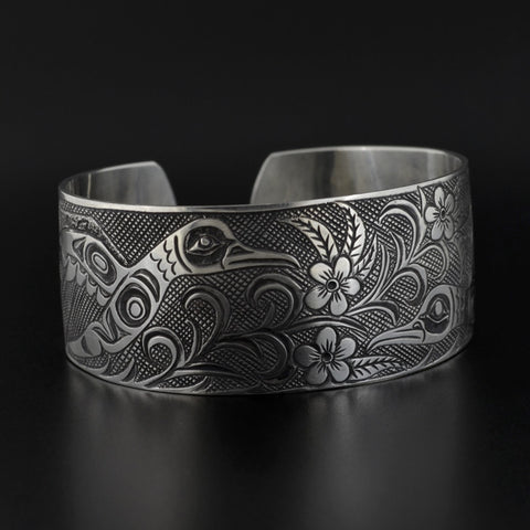 Hummingbirds - Silver Bracelet