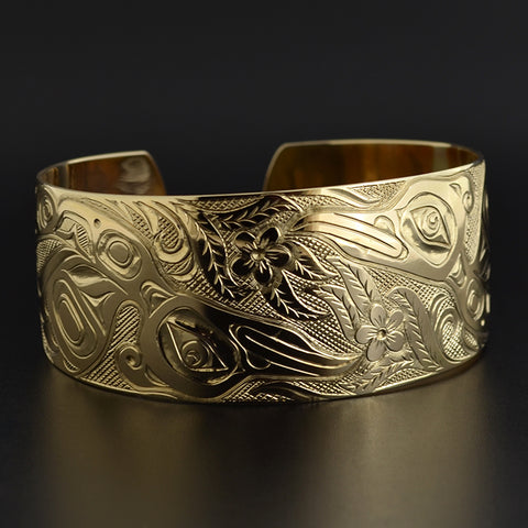 Hummingbirds - 14k Gold Bracelet