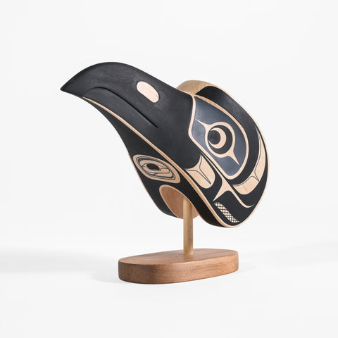 Raven - Basswood Sculpture