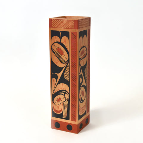 Patience and Understanding - Red Cedar Vase