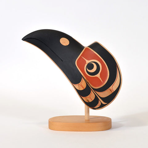 Raven - Basswood Sculpture