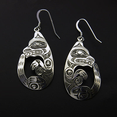 Otter - Silver Earrings