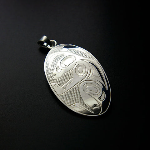 Snowshoe Hare - Sterling Silver Pendant