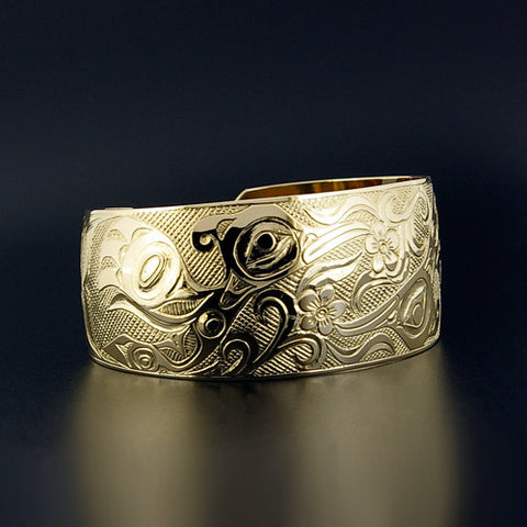 Hummingbirds - 14k Gold Bracelet