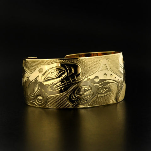 Whales and Young - 14k Gold Bracelet