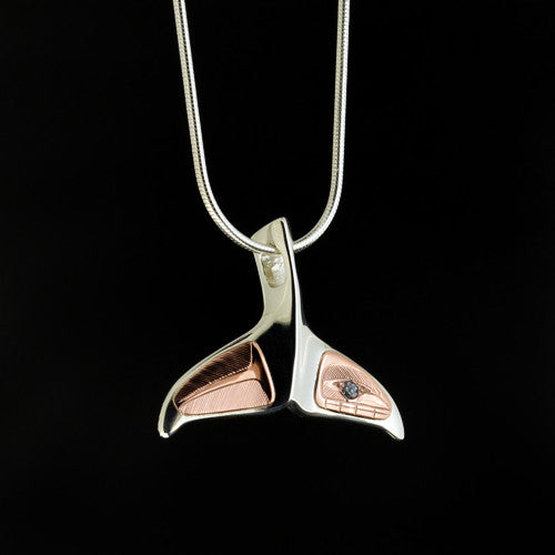 Hollie Bartlett - Whale Tail - Silver Jewellery