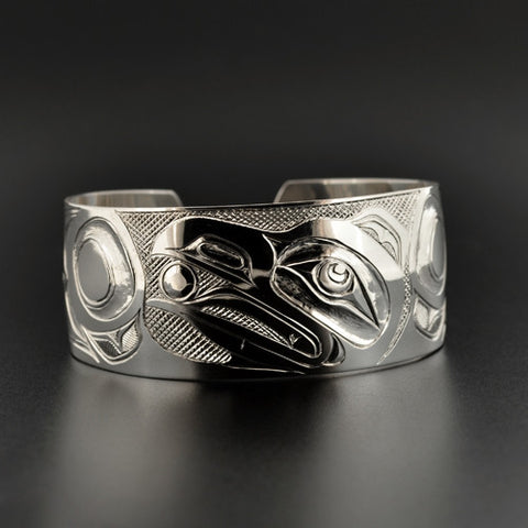 Raven and the Light - Silver Bracelet